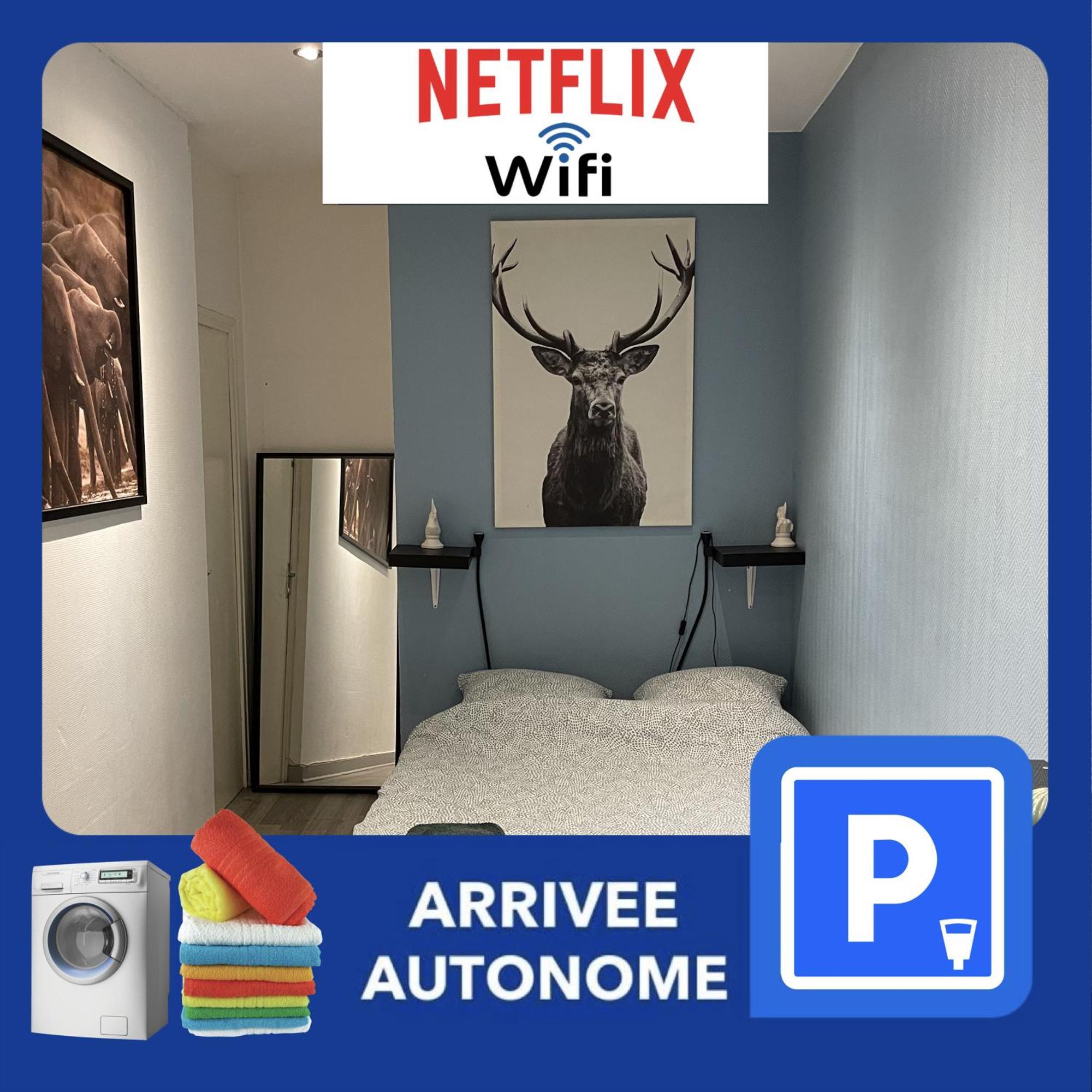 010 Chic & Cosy F1 29M2 Hypercentre Wifi Smart Tv Netflix Apartment Saint-Etienne  Ngoại thất bức ảnh